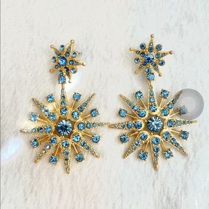 Oscar de la Renta Star Burst Earrings